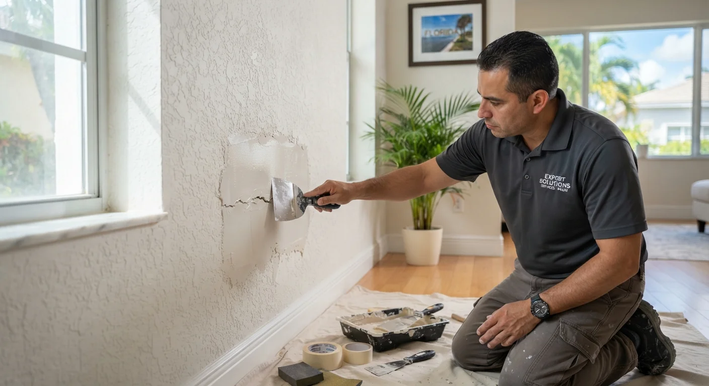 Addressing Drywall Cracks and Holes in Miami